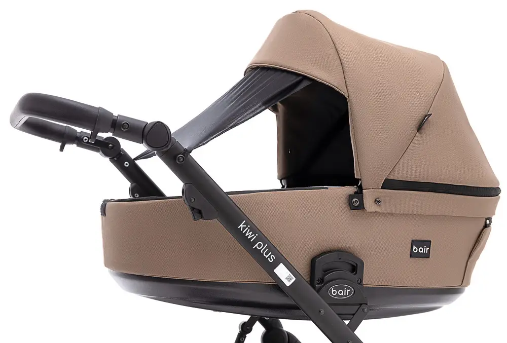 Коляска 2 в 1 Bair Kiwi Plus ECO Soft BKP-857 темный капучино